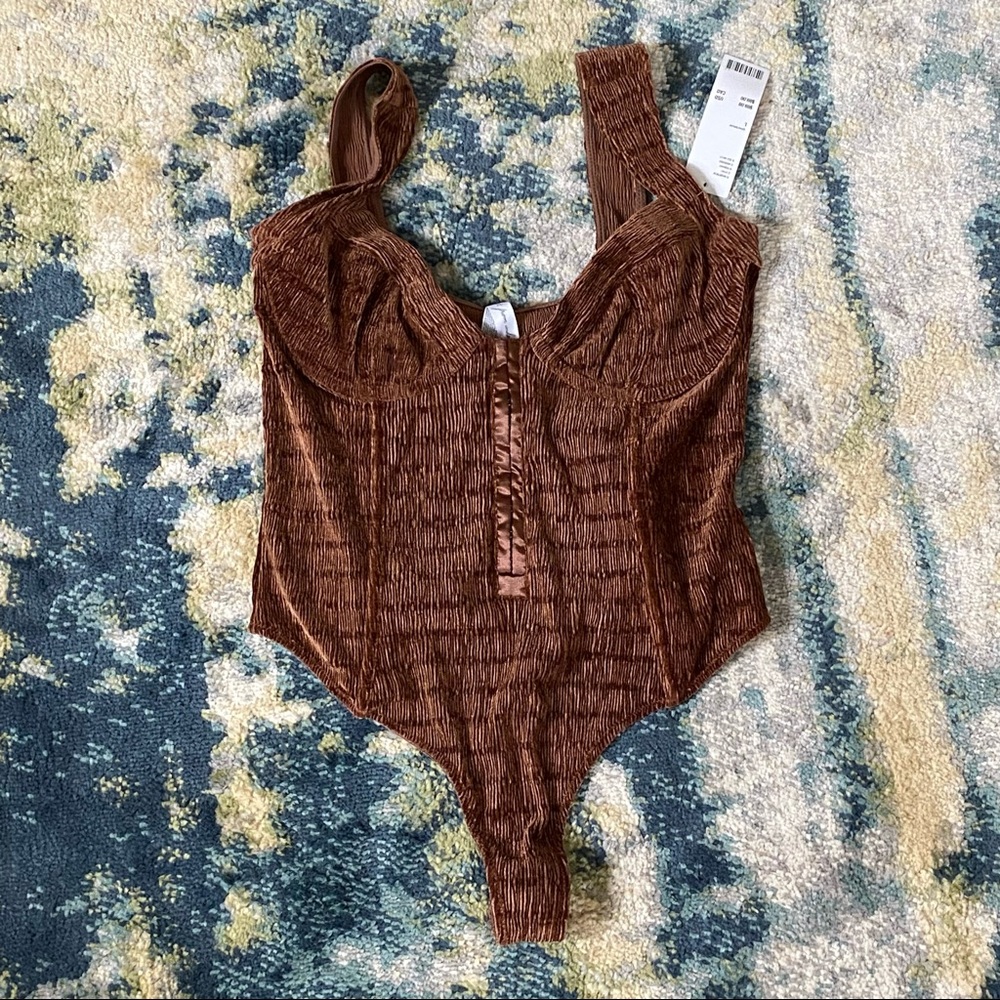 Out From Under Velvet Bodysuit - Picture 2 of 3